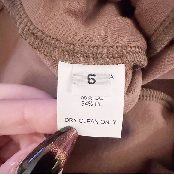 Maryam Nassir Zadeh Nanou Shorts in Pecan Terry Cloth Brown - Picture 6 of 9